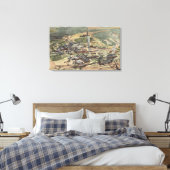 Anaconda, Montana - Uitzicht van de schoorsteensme Canvas Afdruk (Insitu (Slaapkamer))