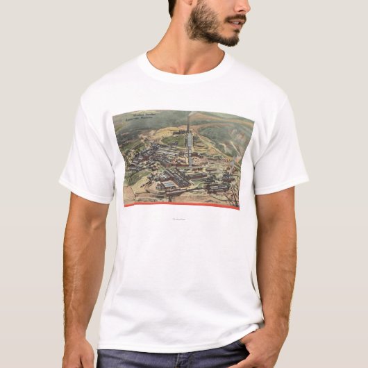 Anaconda, Montana - Uitzicht van de schoorsteensme T-shirt (Voorkant)