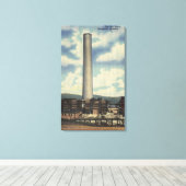 Anaconda, Montana - Washoe Smelter Canvas Afdruk (Insitu (Houten vloer))