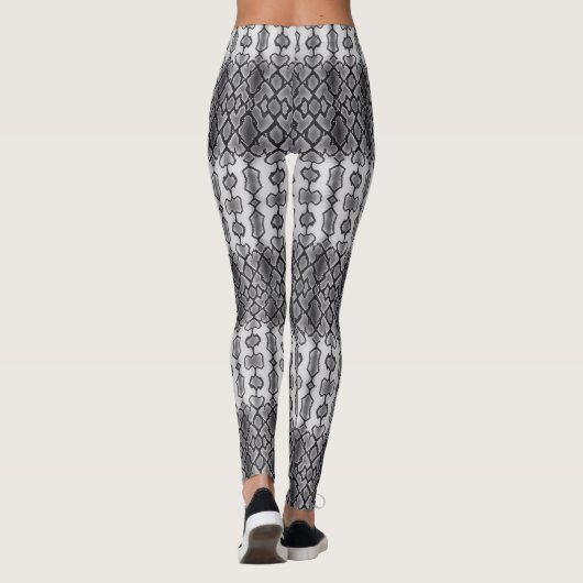 Anaconda Skin Pattern Fabric Design Leggings (Achterkant)