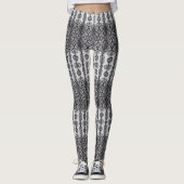 Anaconda Skin Pattern Fabric Design Leggings (Voorkant)