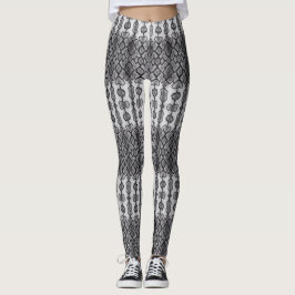 Anaconda Skin Pattern Fabric Design Leggings