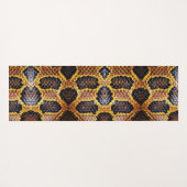 Anaconda slangenhuid print yogamat (Achterkant (horizontaal))
