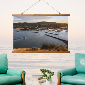 Anacortes Cap Sante Marina and Boats at Sunset Hangend Wandkleed