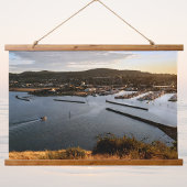 Anacortes Cap Sante Marina and Boats at Sunset Hangend Wandkleed