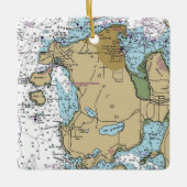 Anacortes WA Fidalgo Island Keramisch Ornament (Voorkant)