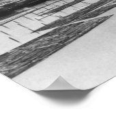 Anacortes, WA-Uitzicht Morrison Mill Foto Poster (Hoek)