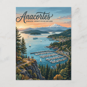 Anacortes, Washington Briefkaart