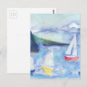 Anacortes Zeilboten Briefkaart (Voorkant / Achterkant)