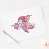Anael 2 ovale sticker (Envelop)