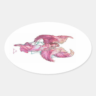 Anael 2 ovale sticker