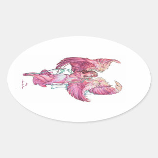 Anael 2 ovale sticker