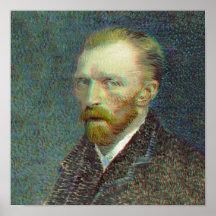 Anaglyph 3D Vincent van Gog Zelfportret
