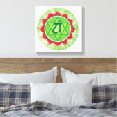 Anahata chakra Hartcentrum muur decor Canvas Afdruk (Insitu (Slaapkamer))