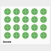 Anahata chakra Mandala Ronde Sticker (Vel)