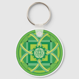 Anahata chakra Mandala Sleutelhanger