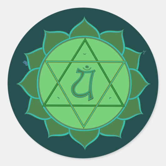 Anahata Chakra Sticker (Voorkant)