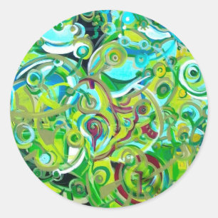 Anahata - Energie open Ronde Sticker