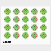 Anahata Hart Chakra Classic Ronde Sticker, Mat Sticker (Vel)