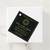 Anahata Hart Chakra Kaarslabel Bedankjes Labels (In situ)