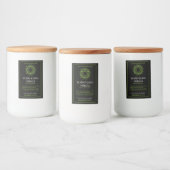 Anahata Heart Chakra Candle Label Voedselcontainer Etiket (Flessen)