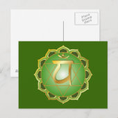 Anahata of hartchakra-Briefkaart Briefkaart (Voorkant / Achterkant)