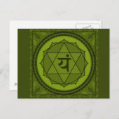 Anahata of hartchakra-Briefkaart Briefkaart (Voorkant / Achterkant)