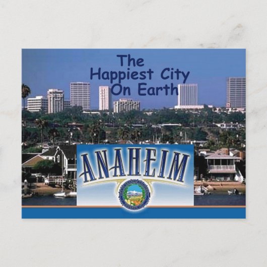 ANAHEIM BRIEFKAART (Voorkant)