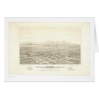 Anaheim, CA. Panoramische kaart (0025A) - Onherste