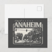 ANAHEIM CALIFORNIA BRIEFKAART (Voorkant / Achterkant)