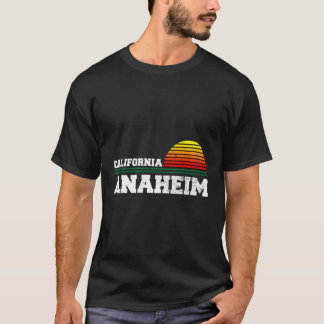Anaheim California Distress CA T-shirt