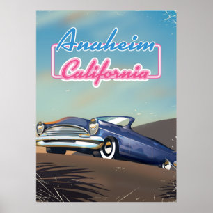 Anaheim California reisposter Poster