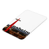 Anaheim California skyline met Anaheim in de lucht Magneet (Linkerzijde)