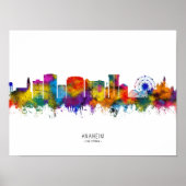 Anaheim California Skyline Poster (Voorkant)