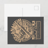 ANAHEIM CALIFORNIA  - STAD ANAHEIM CA BRIEFKAART (Voorkant / Achterkant)