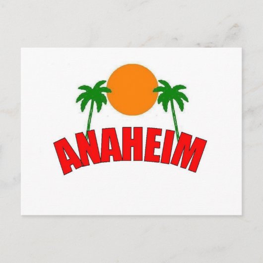 Anaheim, Californië Briefkaart (Voorkant)