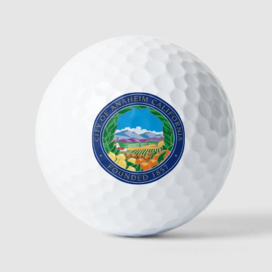 ANAHEIM CALIFORNIË GOLFBALLEN (Voorkant)
