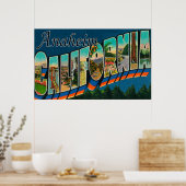 Anaheim, Californië - grote letterscènes Poster (Keuken)