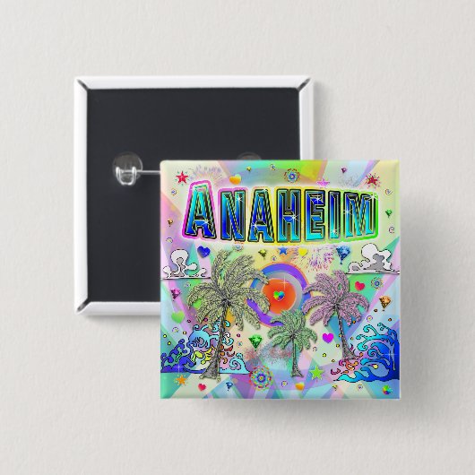 Anaheim Deep Dream Button (Voorkant /achterkant)