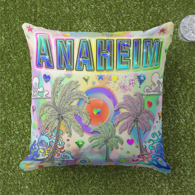 Anaheim Deep Dream Pillow Buitenkussen (Gras)