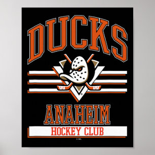 Anaheim Ducks Hockey Club Zwart Officieel Gelicent Poster