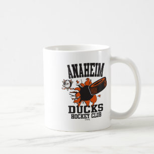 Anaheim Ducks Hockey Puck Burst Officieel Gelicent Koffiemok