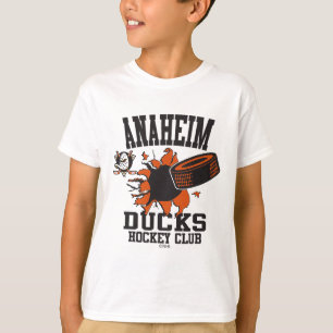 Anaheim Ducks Hockey Puck Burst Officieel Gelicent T-shirt