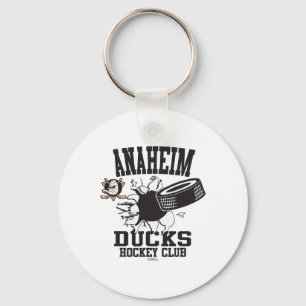 Anaheim Ducks Hockey Puck Burst Oranje Officieel  Sleutelhanger