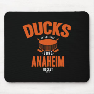 Anaheim Ducks Hockey Puck Zwart Officieel Gelicent Muismat