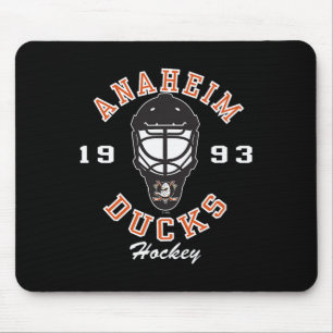 Anaheim Ducks Hockeymask Zwart Officieel Gelicenti Muismat