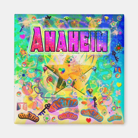 Anaheim Epoch Hour-magneet Magneet (Voorkant)