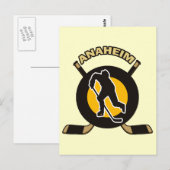 ANAHEIM HOCKEY BRIEFKAART (Voorkant / Achterkant)