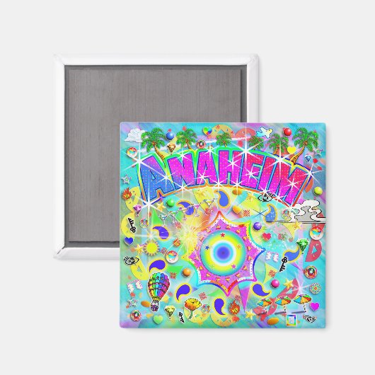 Anaheim Mystic Dans Magnet (Voorkant / Achterkant)