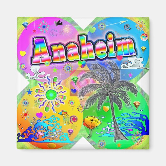 Anaheim Quadro Seasons Magnet (Voorkant)